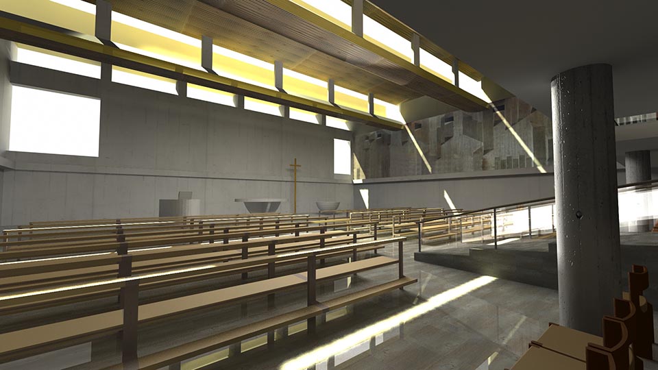 3D 3D visualisierung Herdern Wohnhaus architektur rico gruenenfelder